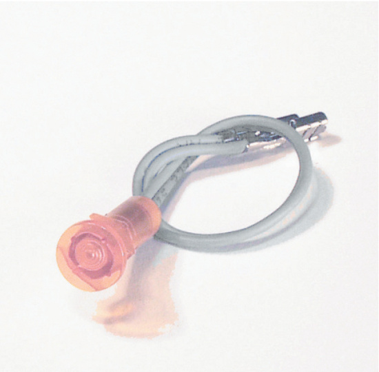 V�rmebaronen Indikeringslampa, rund, orange med ledning