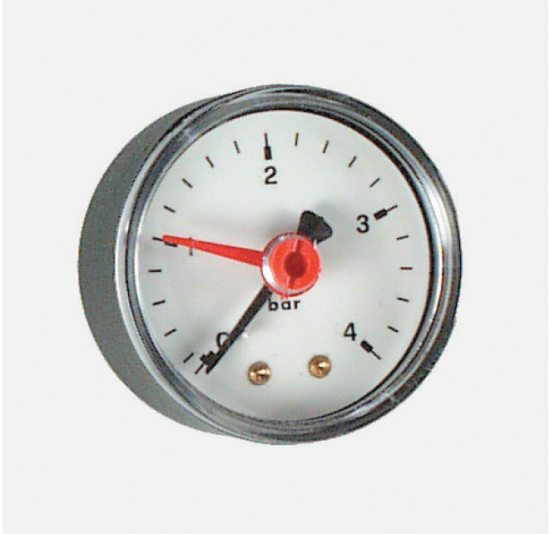 V�rmebaronen Manometer 0-4 bar, ansl. bak�t