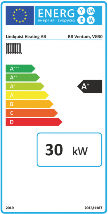 Vedpanna RB Ventum 30KW