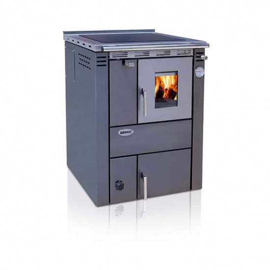 K�kspanna Senko C30 skorstensanslutning h�ger bak/sida Antracitgr�